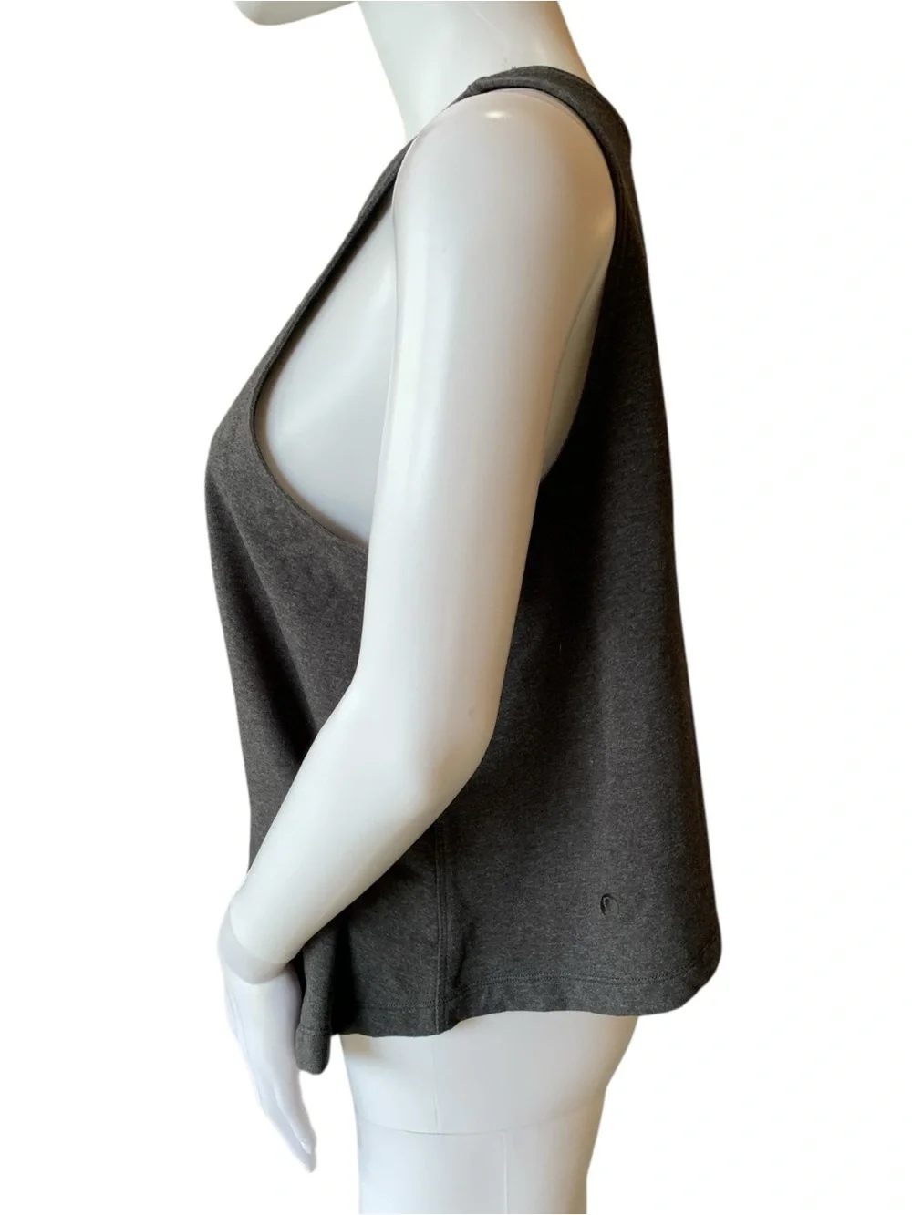 lululemon athletica Charcoal Gray Scoop Neck Tank